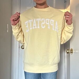 Yellow APPALACHIAN STATE Sweatshirt